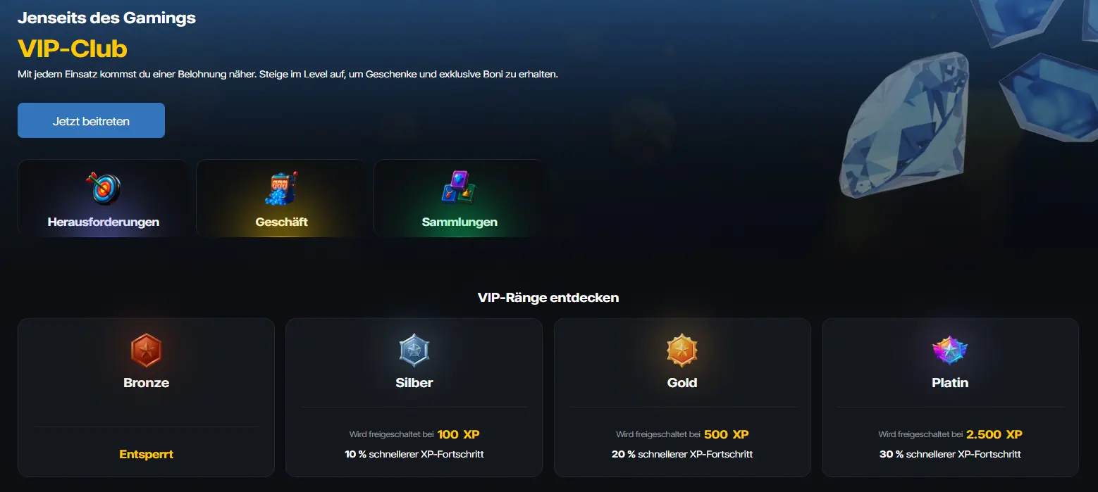reeljoy casino vip club